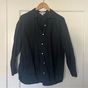 Old Navy Black Boyfriend Shirt